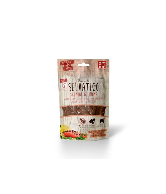 FERRIBIELLA OSSO SELVATICO VEGETALE SALMONE E LIMONE TG.S 120 GR