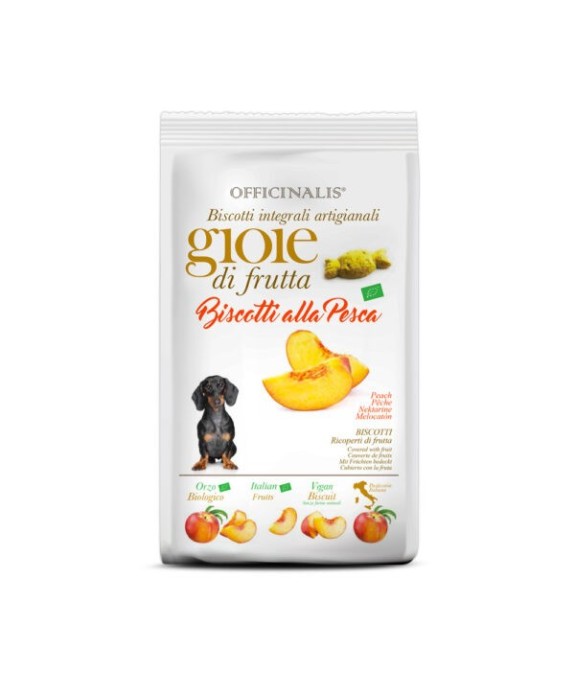 GIOIA DI FRUTTA BISCOTTI DALLA GRANA NATURALI PER CANI CON PESCA  400 gr.