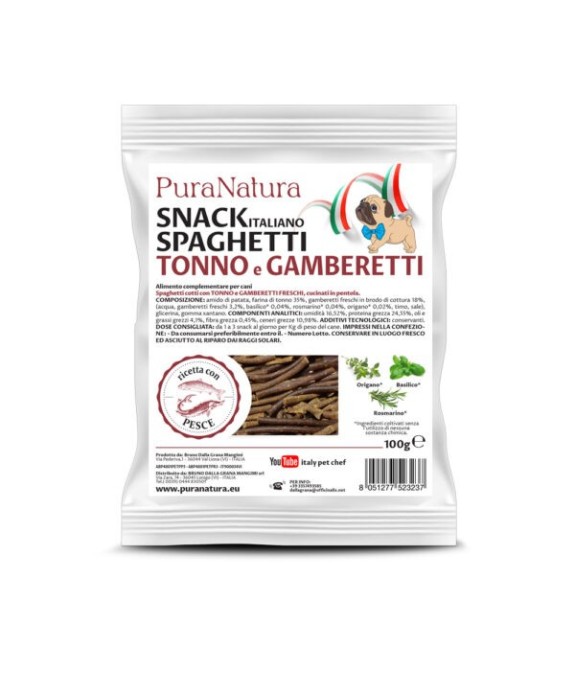 DALLA GRANA SNACK SPAGHETTI TONNO E GAMBERETTI 100 GR.