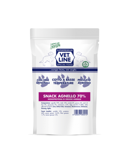 VET LINE SNACK AGNELLO 80 GR