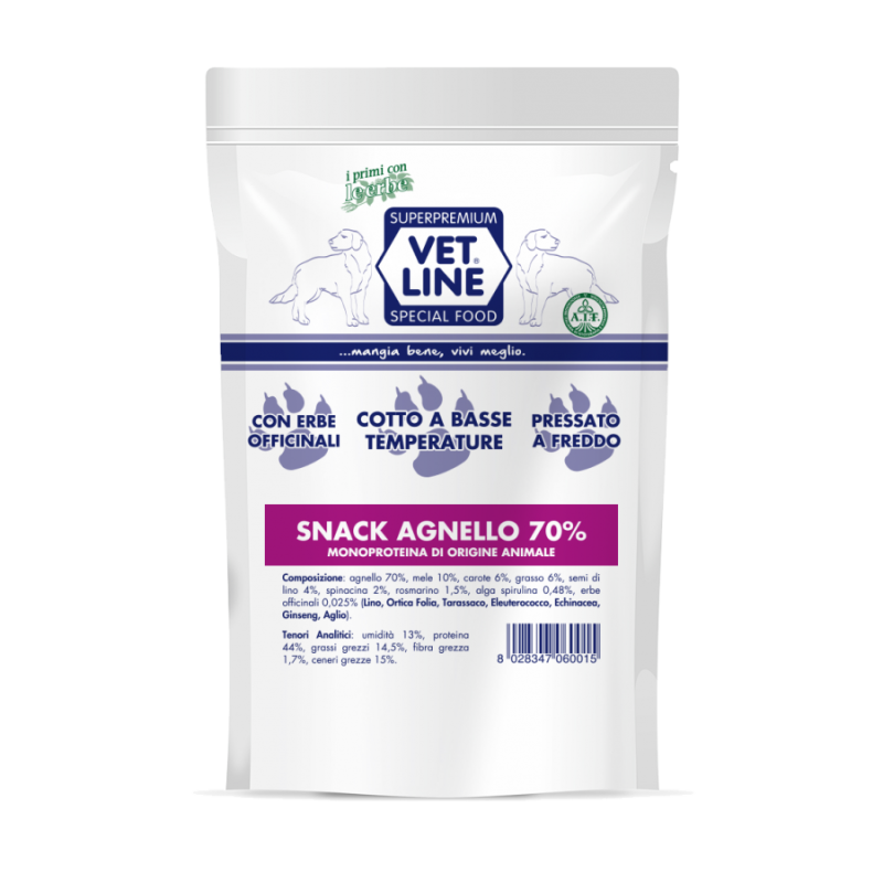 VET LINE SNACK AGNELLO 80 GR