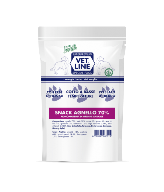 VET LINE SNACK AGNELLO 80 GR