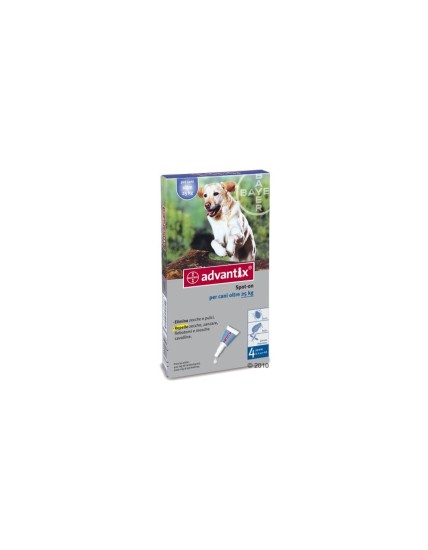 ADVANTIX SPOT-ON CANI OLTRE  25 KG  FINO A 40KG