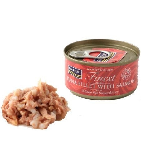 UMIDO PER GATTI TONNO E SALMONE 70 GR