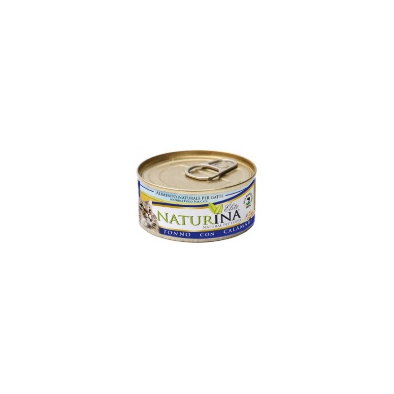 NATURINA ELITÉ GATTO TONNO CON CALAMARI 70 GR